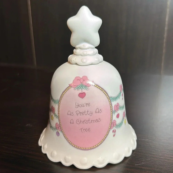 1994 PRECIOUS MOMENTS CHRISTMAS BELL "YOU’RE AS PRETTY AS A CHRISTMAS TREE” - Picture 4 of 7